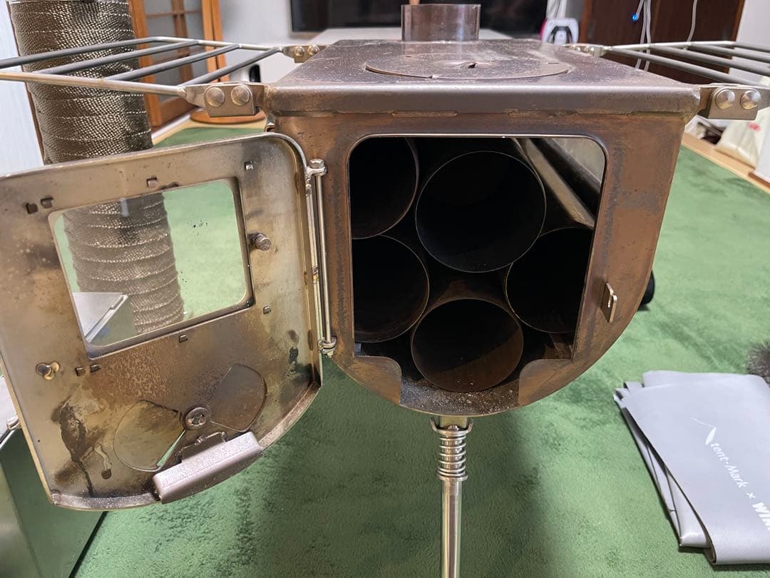 テンマクデザイン ウッドストーブ サイドヴューLセット　オプション多数プレゼント