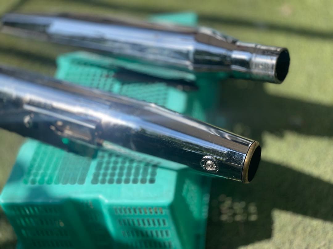 ★ スポーツスター 14年〜 モーターステージ 76テーパーブラス マフラー