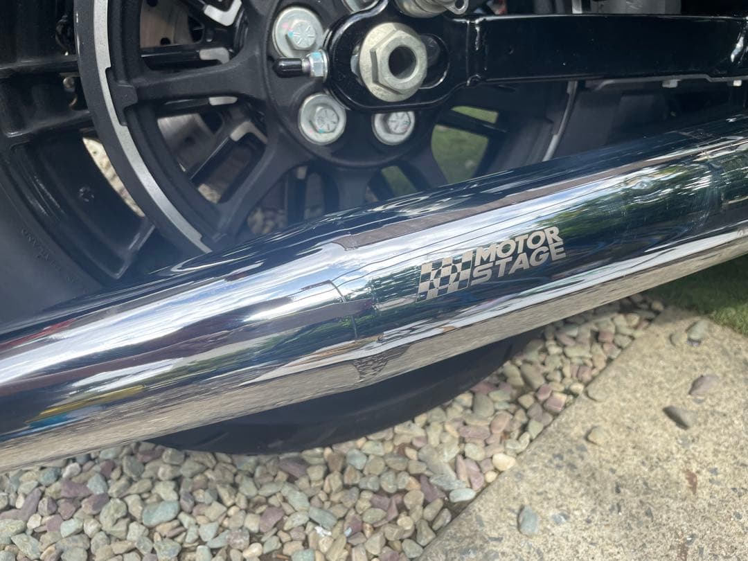 ★ スポーツスター 14年〜 モーターステージ 76テーパーブラス マフラー