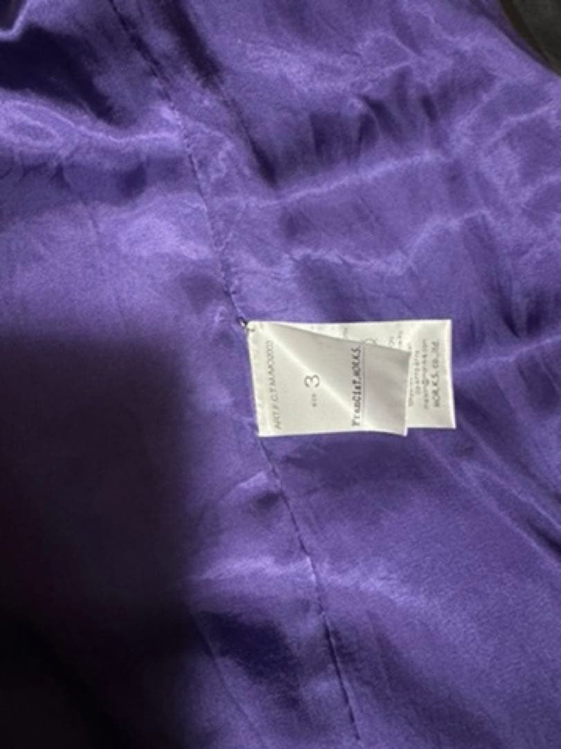 Francist MOR.K.S メンズ　フェイクレザーテーラードジャケット