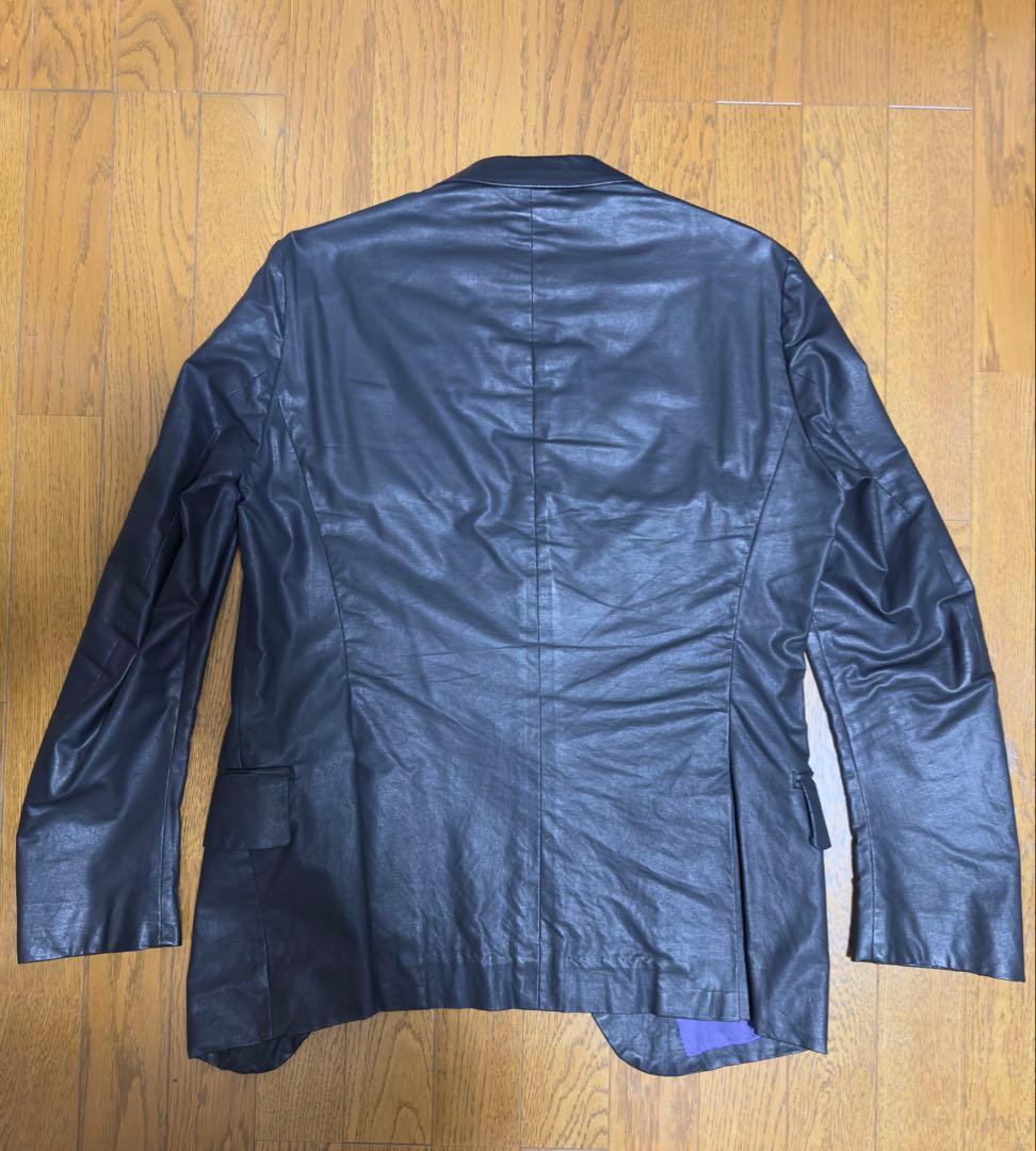 Francist MOR.K.S メンズ　フェイクレザーテーラードジャケット