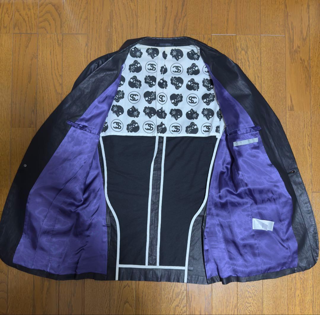 Francist MOR.K.S メンズ　フェイクレザーテーラードジャケット