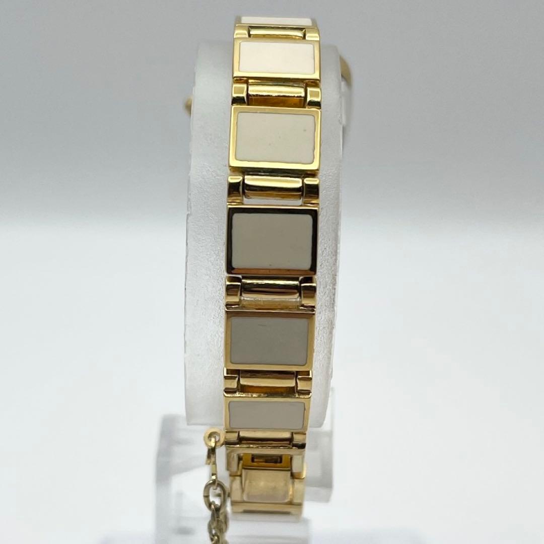 シチズン 1Pダイヤ レディース腕時計 クォーツ ゴールド スクエア 稼働品