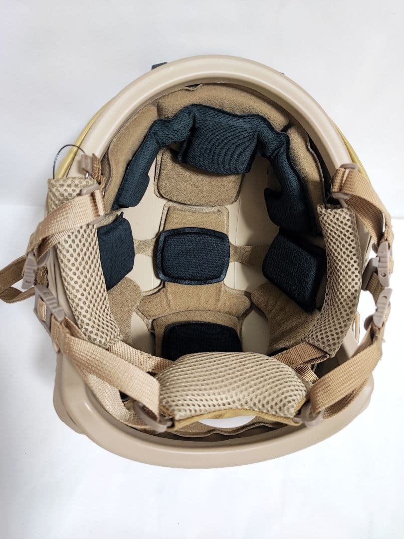 NIJ IIIA レベル3A 防弾ヘルメット TAN 55～62cm 新品未使用