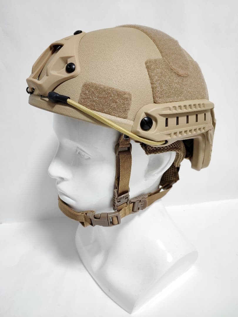 NIJ IIIA レベル3A 防弾ヘルメット TAN 55～62cm 新品未使用