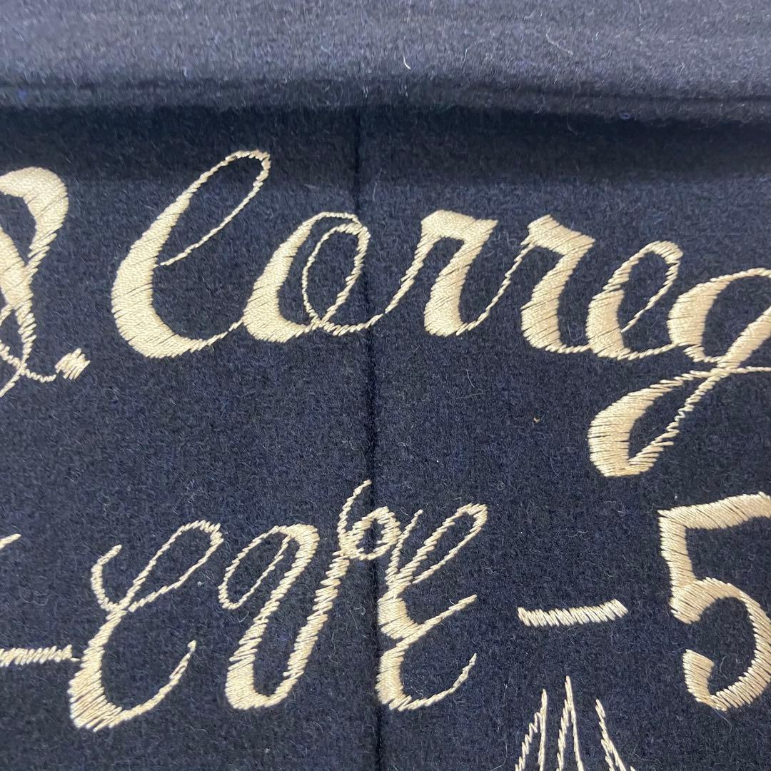 未使用級 バズリクソンズ SUKA PEA COAT 刺繍 ピーコート メルトン