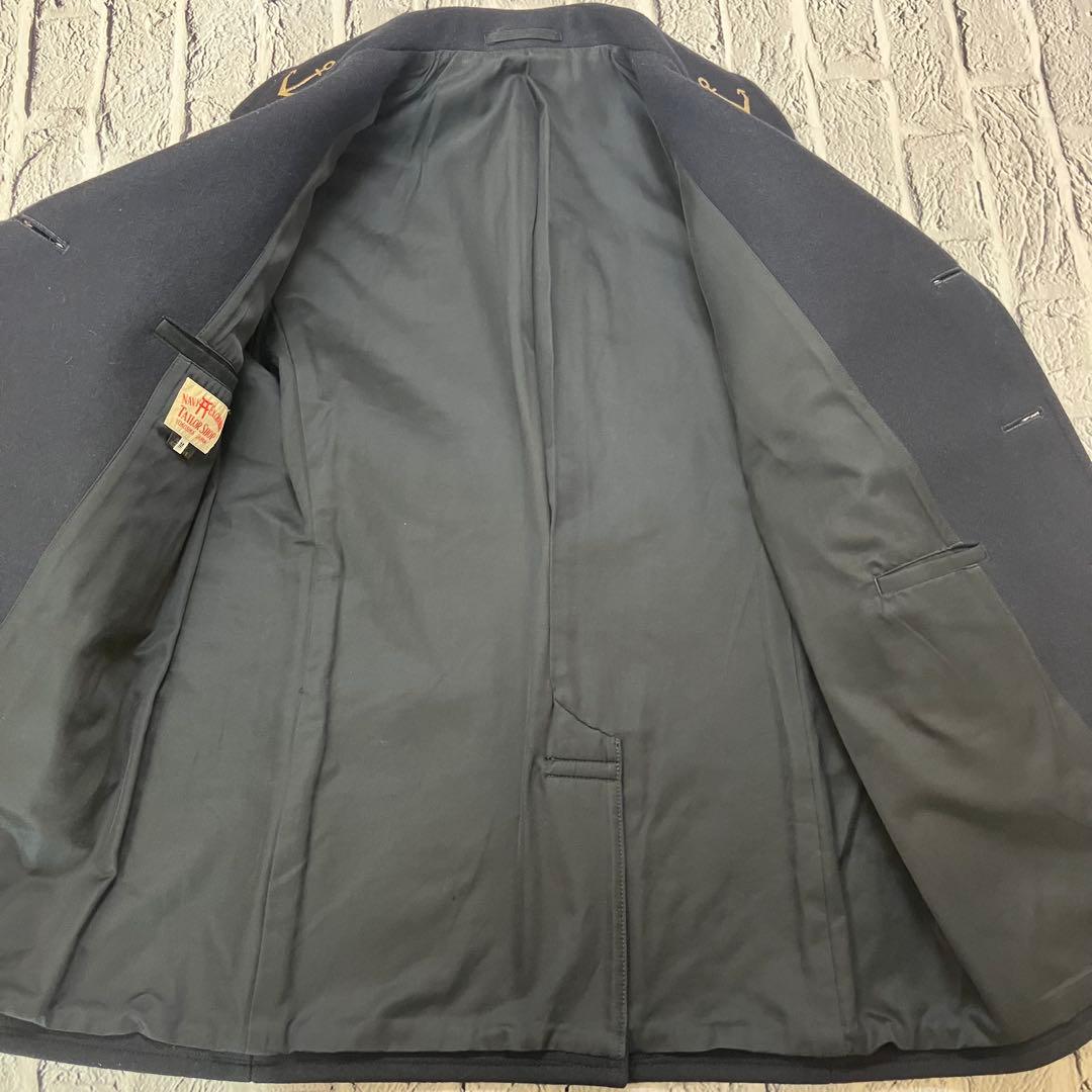 未使用級 バズリクソンズ SUKA PEA COAT 刺繍 ピーコート メルトン