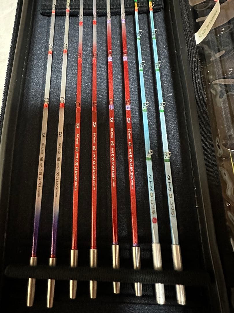 【値下げ】ワカサギ引退穂先セット ケース付き