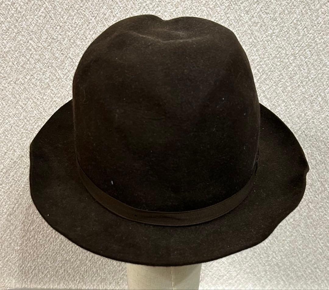 Borsalino ボルサリーノ ハット ITALY イタリア ブラウン 兎毛