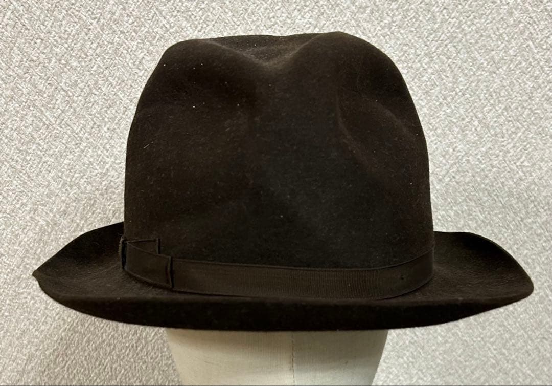 Borsalino ボルサリーノ ハット ITALY イタリア ブラウン 兎毛