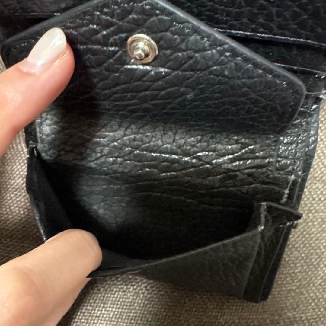 Maison Margiela ブラック 二折り財布