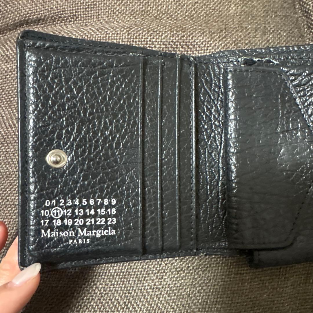 Maison Margiela ブラック 二折り財布