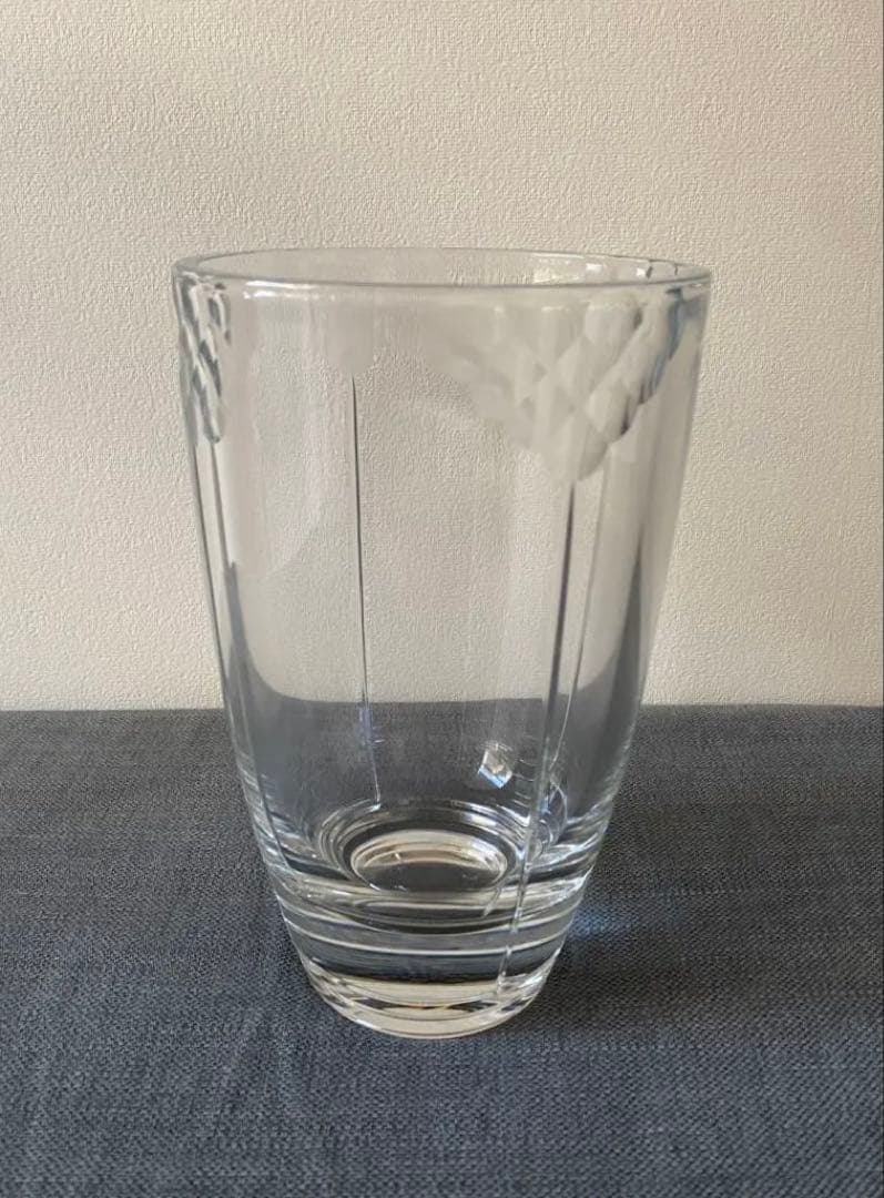 新品未使用　ロイヤルコペンハーゲン クリスタル フラワーベース 花瓶　フランス製