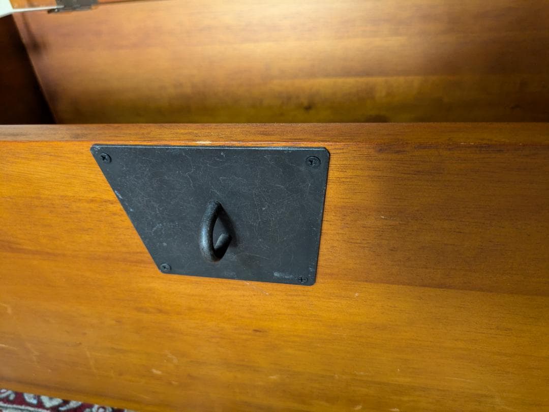 ビンテージレトロ木製コンテナ-トランクBOXビッグ　レア