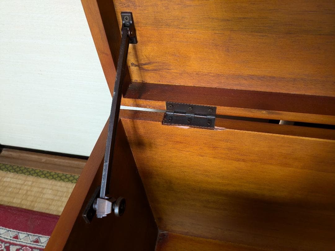 ビンテージレトロ木製コンテナ-トランクBOXビッグ　レア