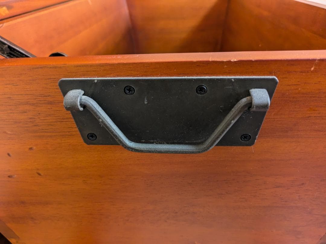 ビンテージレトロ木製コンテナ-トランクBOXビッグ　レア