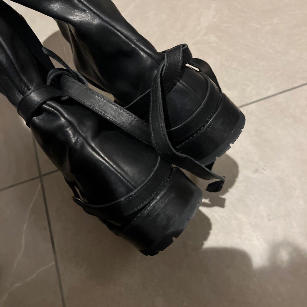 靴 OUR LEGACY HIGH ENGINE BOOT / BLACK 41