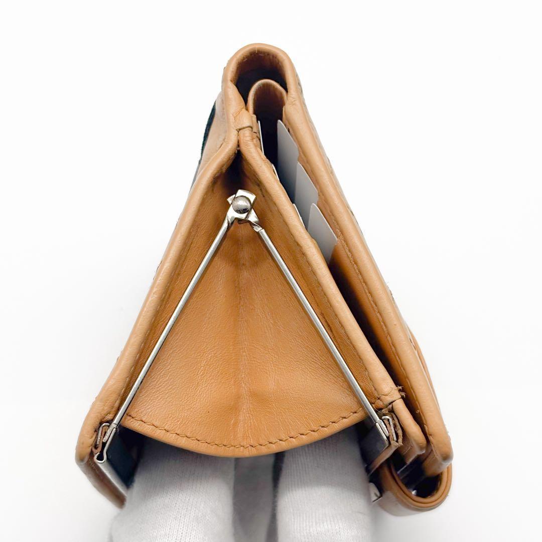 最終価格【美品✨】シャネル 財布 カンボンライン 二つ折 がま口