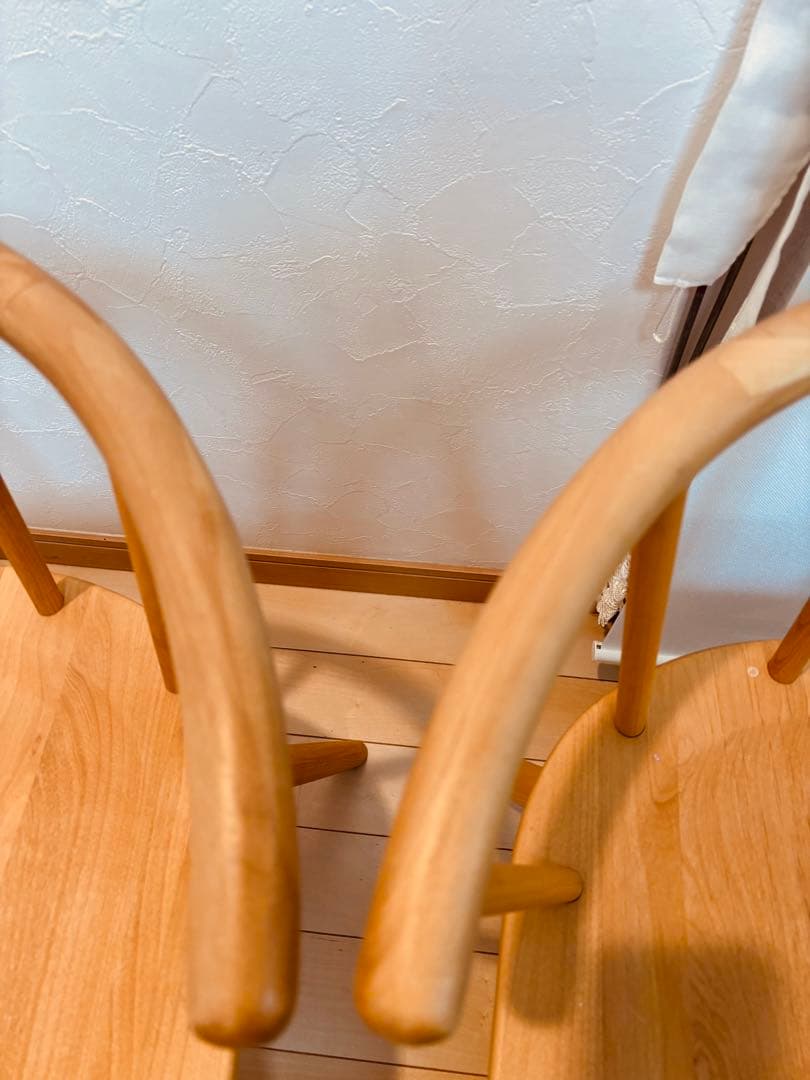 mukayukyo モモナチュラル　ダイニングチェア　オイル塗装　1脚　②