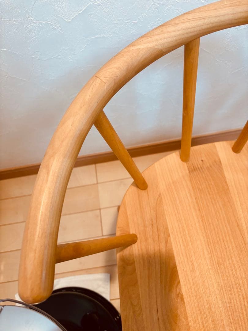 mukayukyo モモナチュラル　ダイニングチェア　オイル塗装　1脚　②