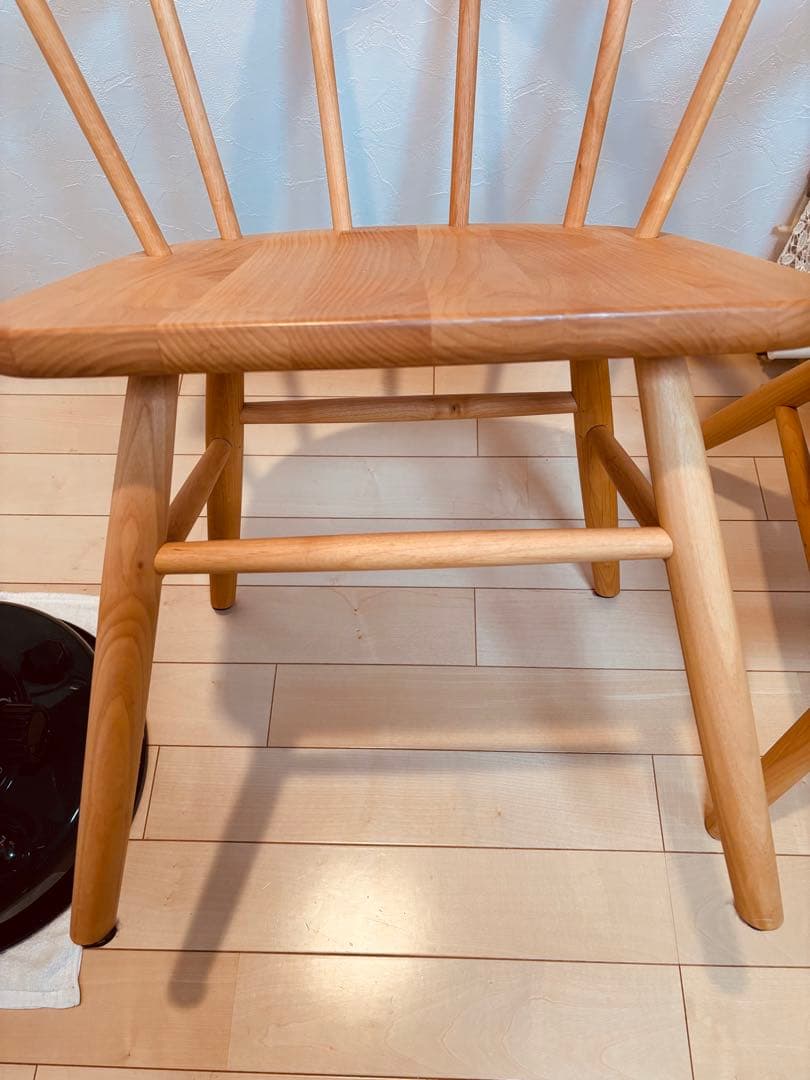 mukayukyo モモナチュラル　ダイニングチェア　オイル塗装　1脚　②