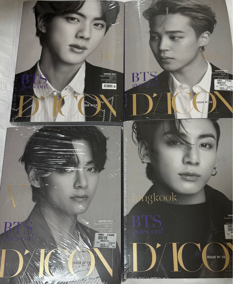 BTS DICON 写真集　未開封　4冊セット