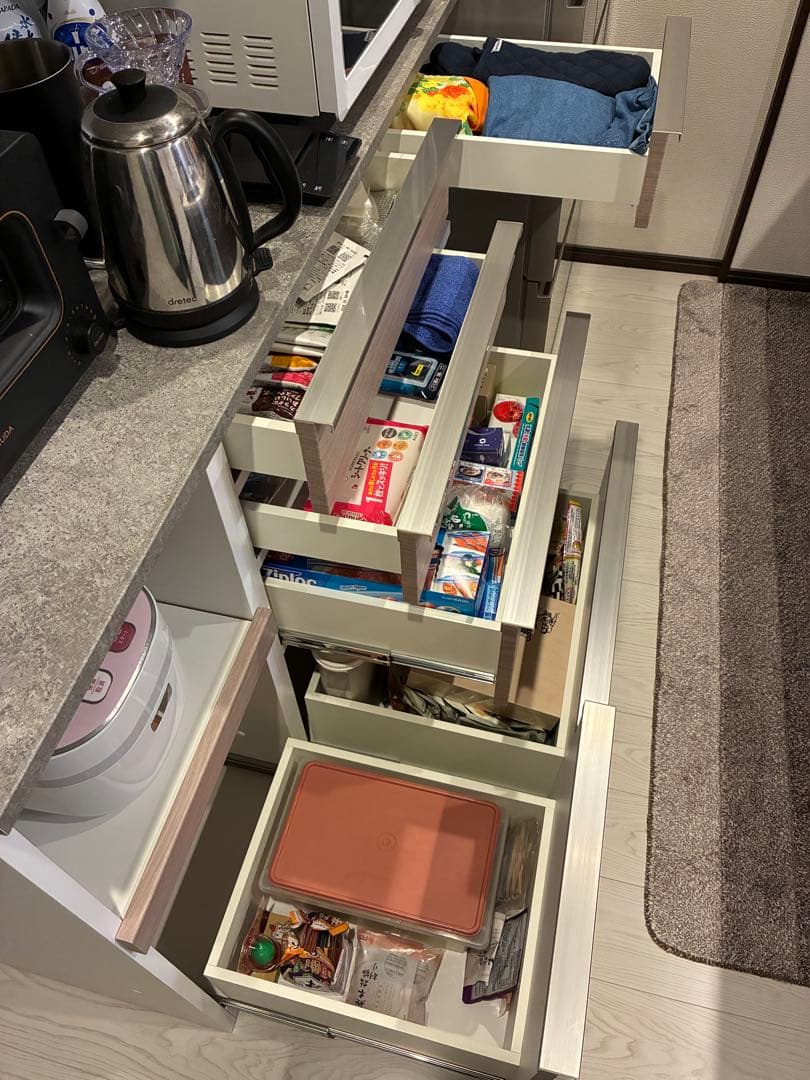 松田家具 バロン キッチンボード 幅137cm ※美品