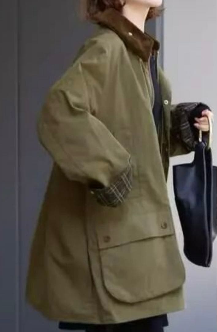 Barbour Spick &Span 別注　バブアー　カーキ36