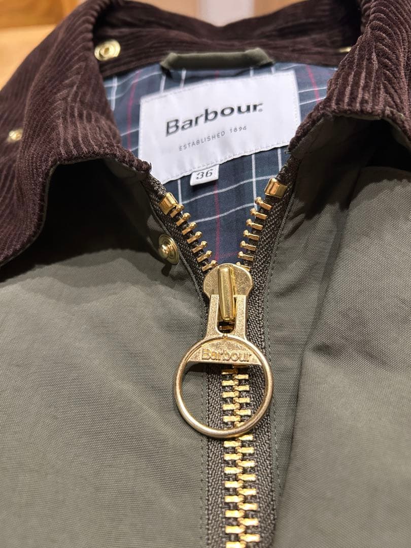 Barbour Spick &Span 別注　バブアー　カーキ36