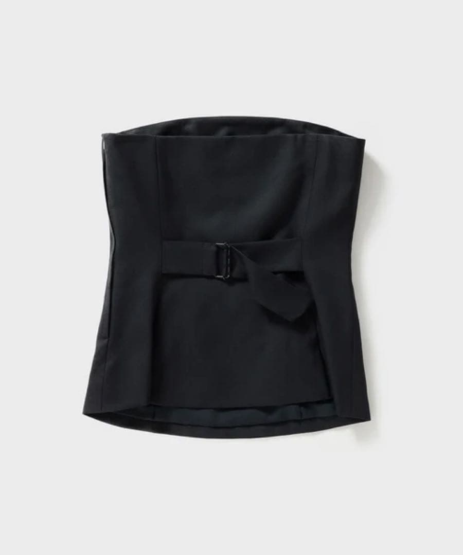 【HYKE】 VIYELLA STRAPLESS TOP