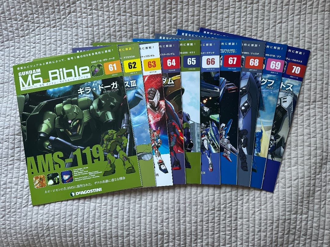 週刊　ガンダム・モビルスーツ・バイブル　145冊セット