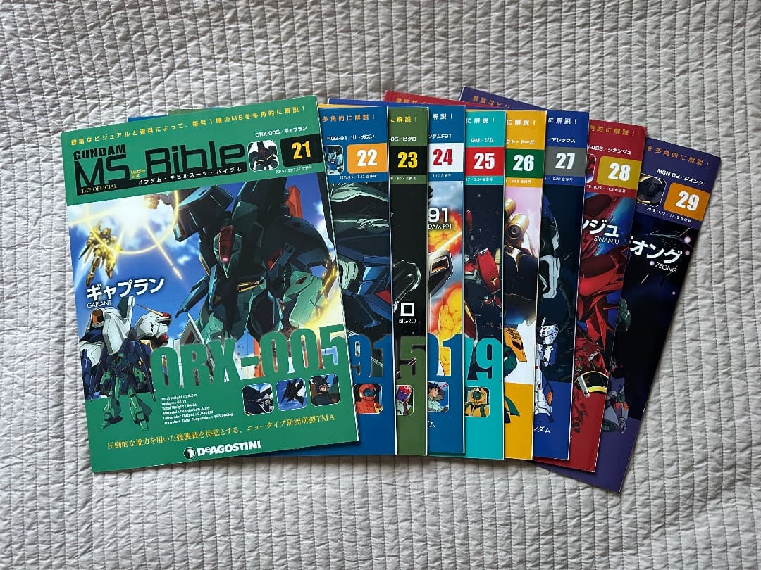 週刊　ガンダム・モビルスーツ・バイブル　145冊セット