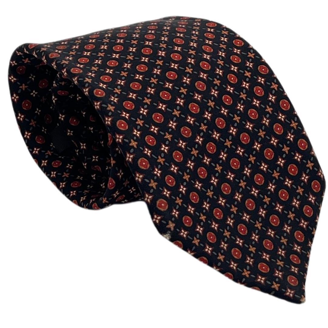 ルイヴィトン ネクタイ シルク 総柄 モノグラム LV 箱付き