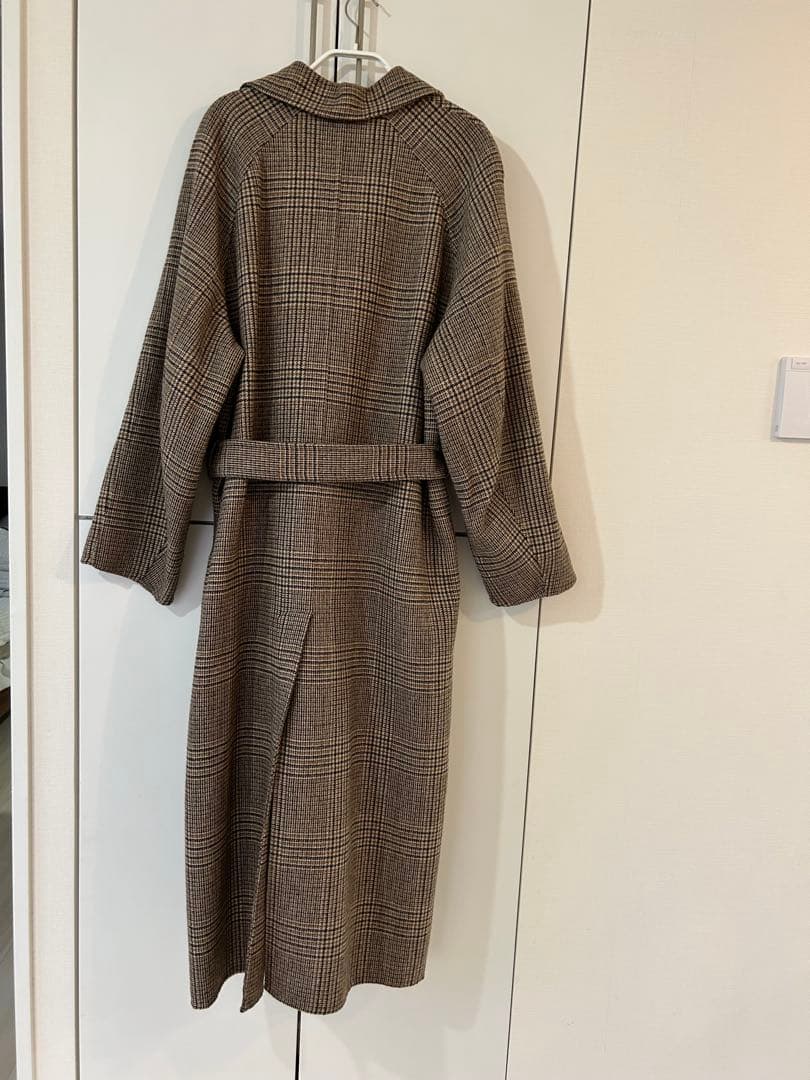TODAYFUL チェック柄ロングコート