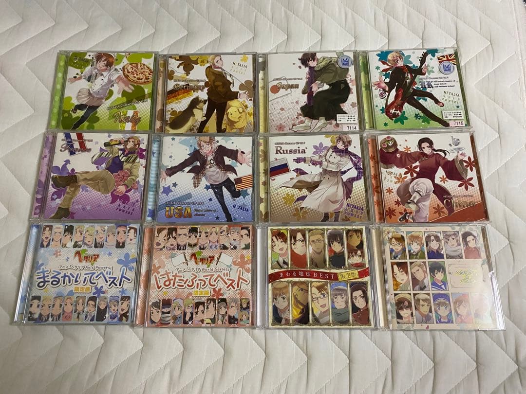ヘタリア　キャラクターCD アルバム 12枚まとめ