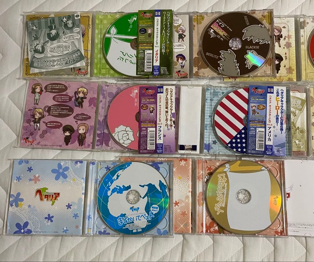 ヘタリア　キャラクターCD アルバム 12枚まとめ