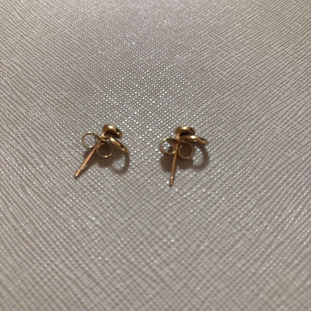 STARJEWELRY スタージュエリースウィングムーンピアス　オパール　K10