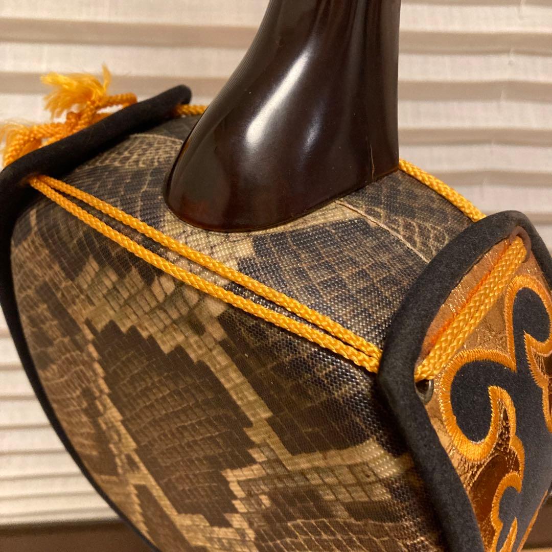 沖縄三線 人工皮 合皮 初心者おすすめ 沖縄 三線 民謡 和楽器 本体のみ