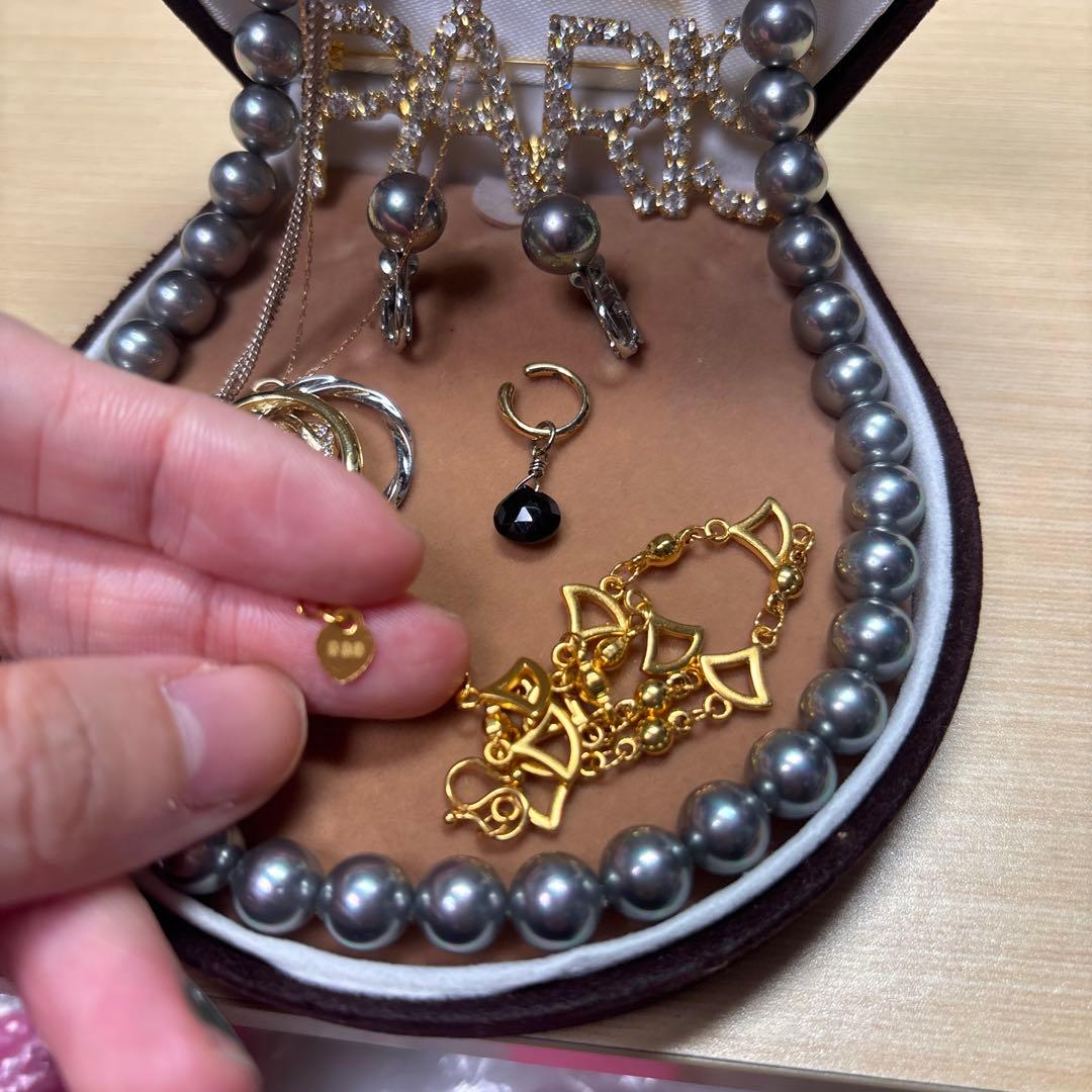 A*e様 遺品整理 アクセサリーまとめ　ネックレス　リング　等