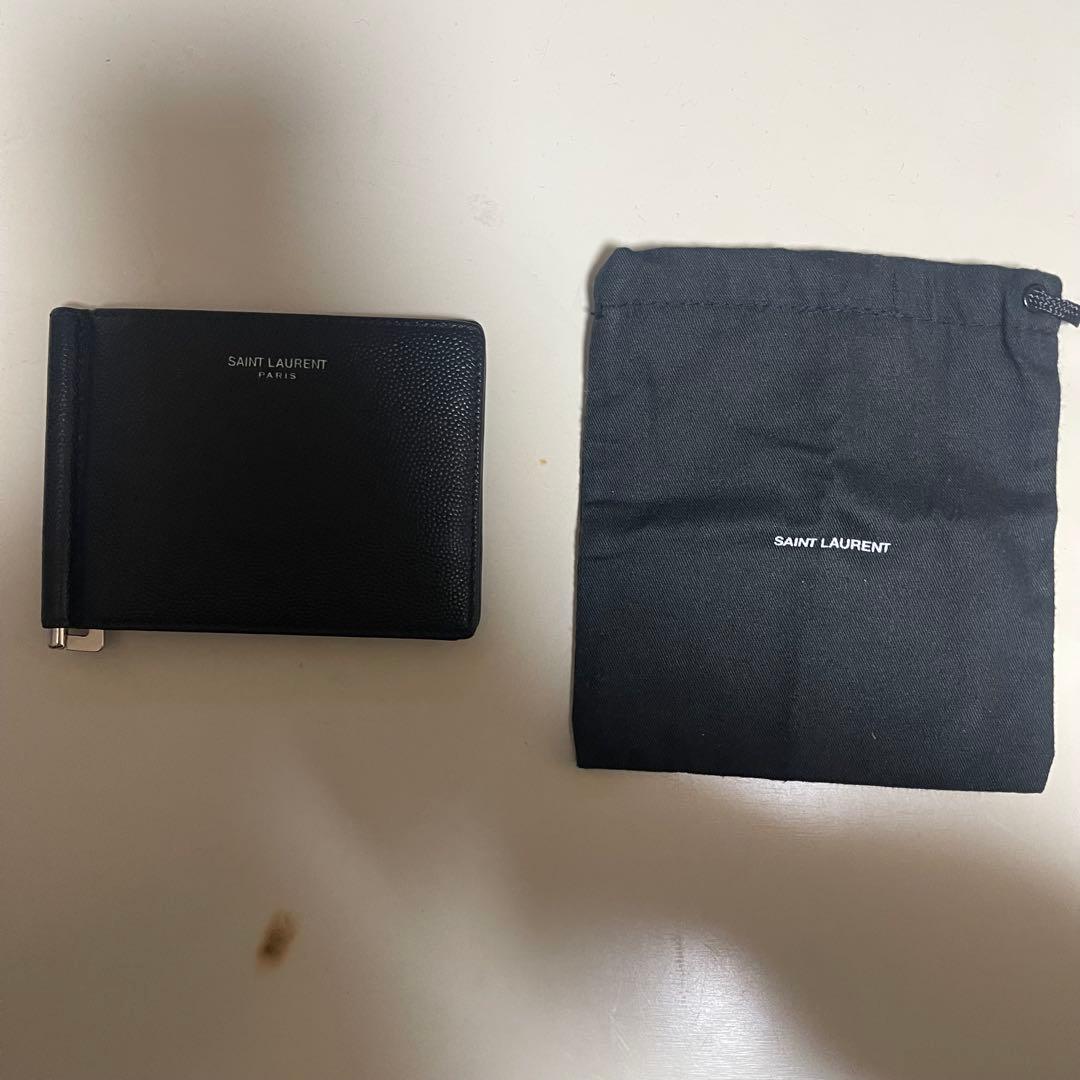 SAINT LAURENT マネークリップ ブラック