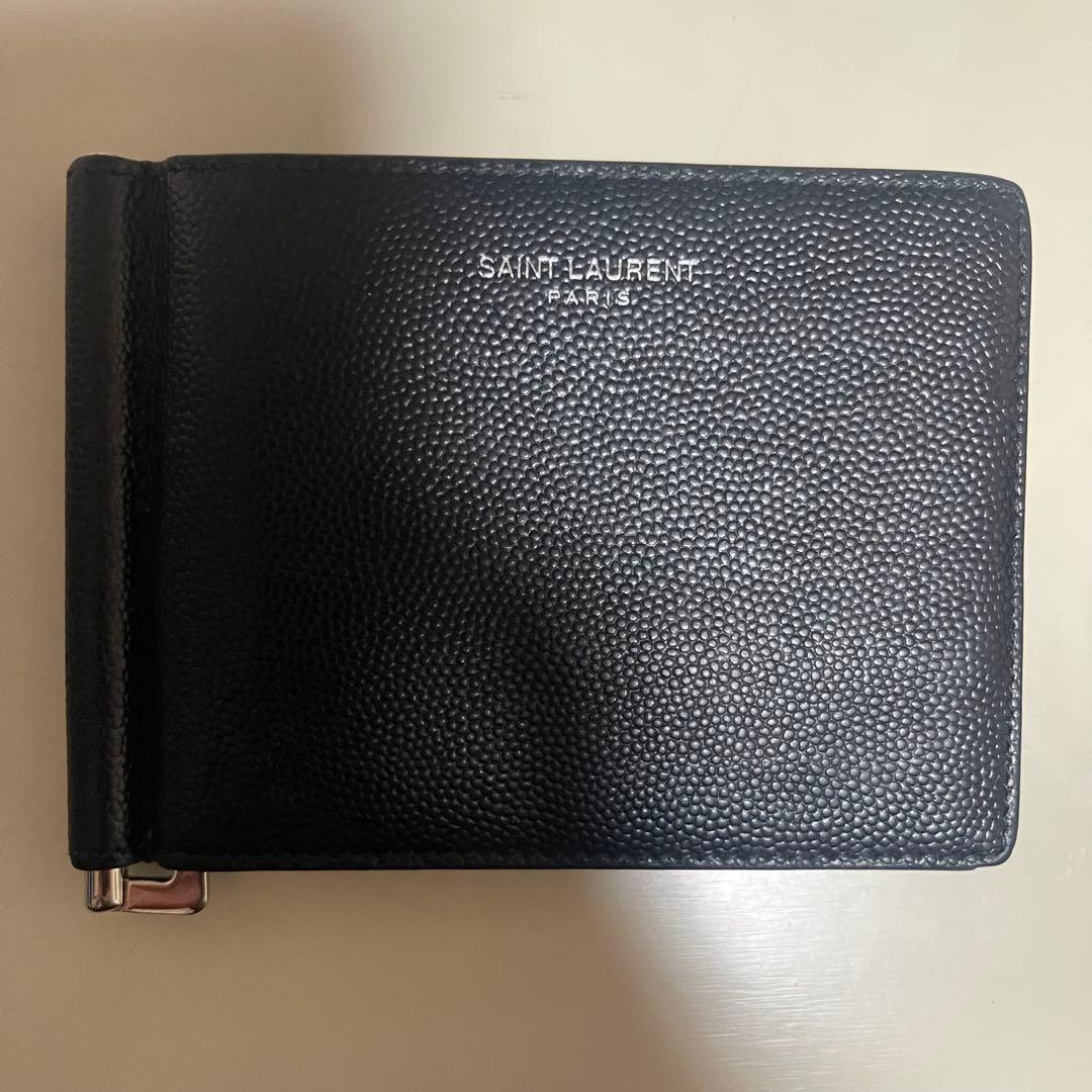 SAINT LAURENT マネークリップ ブラック