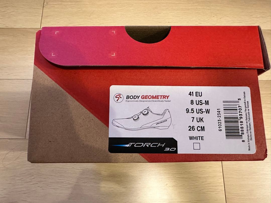 SPECIALIZED TORCH3.0白 26cmビンディングシューズ