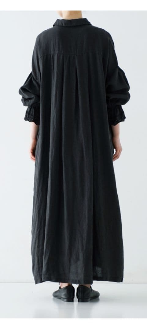 新品　ネストローブリネンスカラップレースワンピース