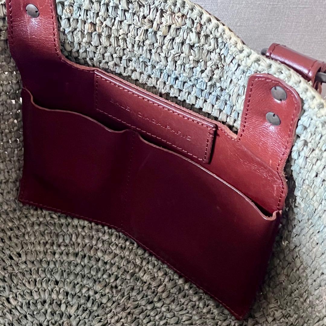 BALENCIAGA バレンシアガ ラフィア ストローバッグ カゴバッグ