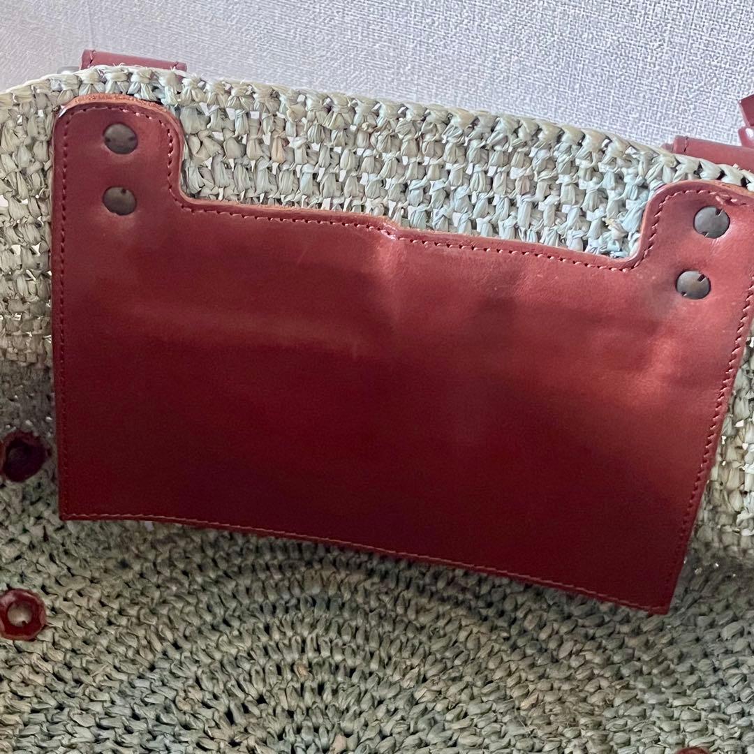 BALENCIAGA バレンシアガ ラフィア ストローバッグ カゴバッグ