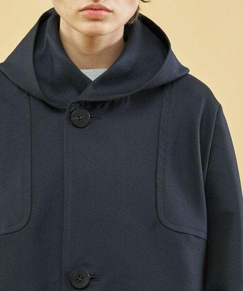 ギャルリーヴィー　シェイプメモリー フーデッドラグランコート F