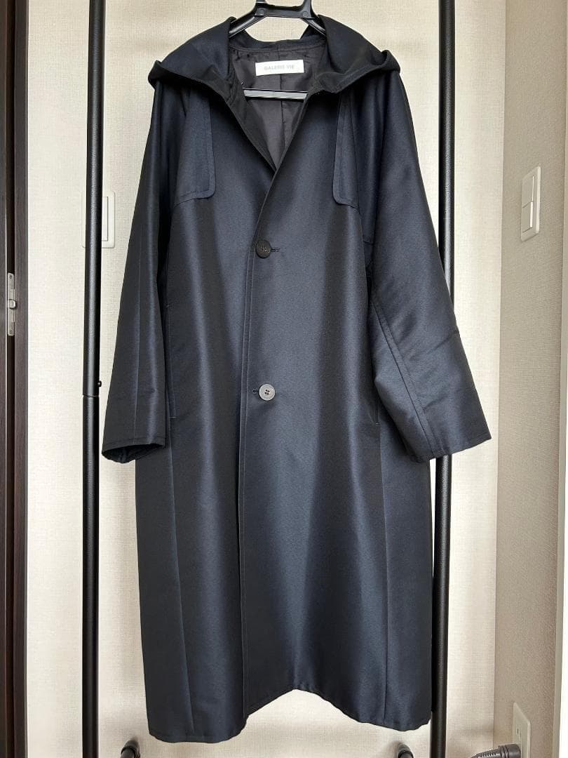 ギャルリーヴィー　シェイプメモリー フーデッドラグランコート F
