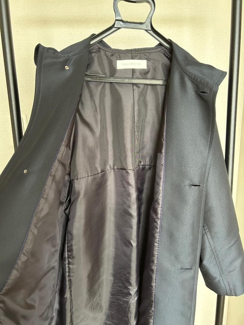 ギャルリーヴィー　シェイプメモリー フーデッドラグランコート F