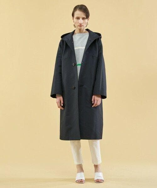 ギャルリーヴィー　シェイプメモリー フーデッドラグランコート F