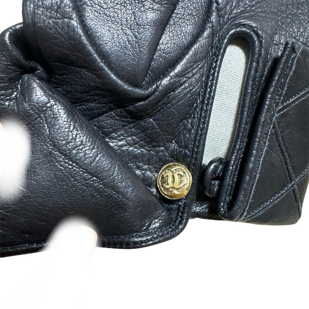 シャネル CHANEL ラムスキン 手袋